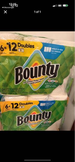 Bounty paper towels 2/$24