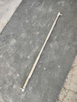 Heavy solid steel double swivel weight bar for pulley cable machines