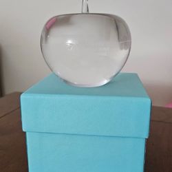 Tiffany &CO. Crystal Apple - Dated 17 May 1992 | Original Box