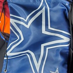 Cowboys Drawsting Backpack New /$7