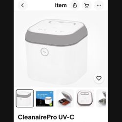 UV-C Disinfectant Sterilizer Box One Touch Sterilize + Dry 72h 72-hour Cycle Disinfection & Storage "