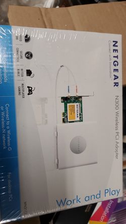 Netgear N300 wireless pci adapter