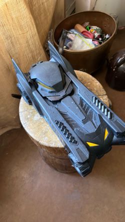 Batmobile and Batman included