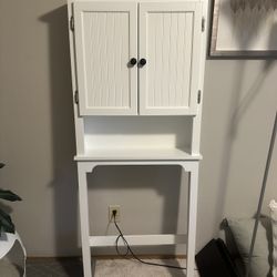 Behind Toilet Storage Shelf