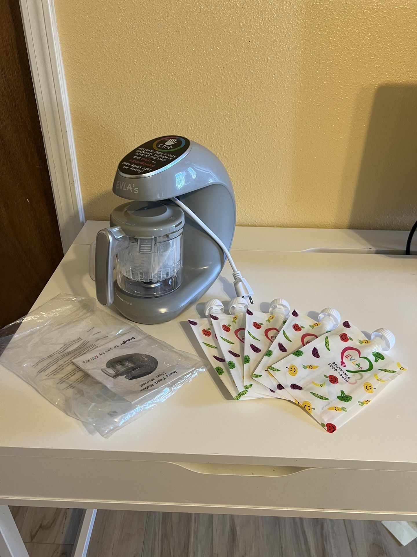 Elva’s Baby Food Maker/Steamer/Blender