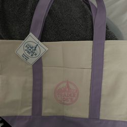 Trader Joe’s Large Lavender Tote Bag