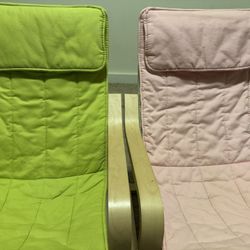 IKEA Kids Chair(2 Set Pink And Green)
