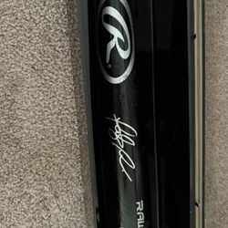 Tatis Jr Bat Autographed 