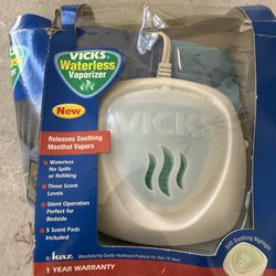 Rare New Y2k Vicks Waterless Vaporizer Plus 50 sqft  Plus Night Light