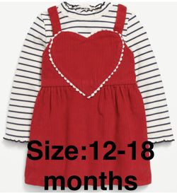 Courduroy Heart Dress