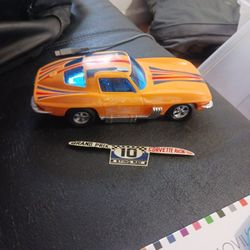 Vintage corvette,friction,made In Hong Kong