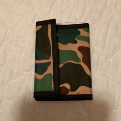 Nylon camo Kids Wallet