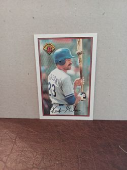 1989 Bowman Kirk Gibson Baseball Card
