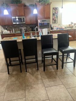 Four bar stools