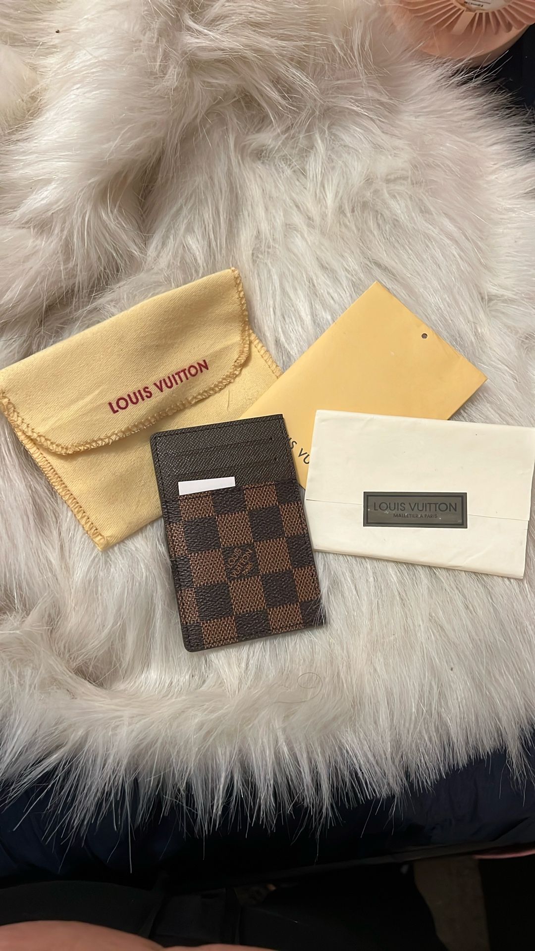 Checkerboard Card Holder