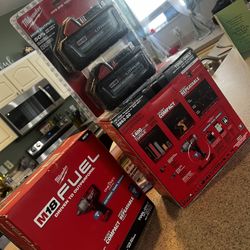 M18 Fuel 1/2inch High Torque Impact And 2 Batteries 