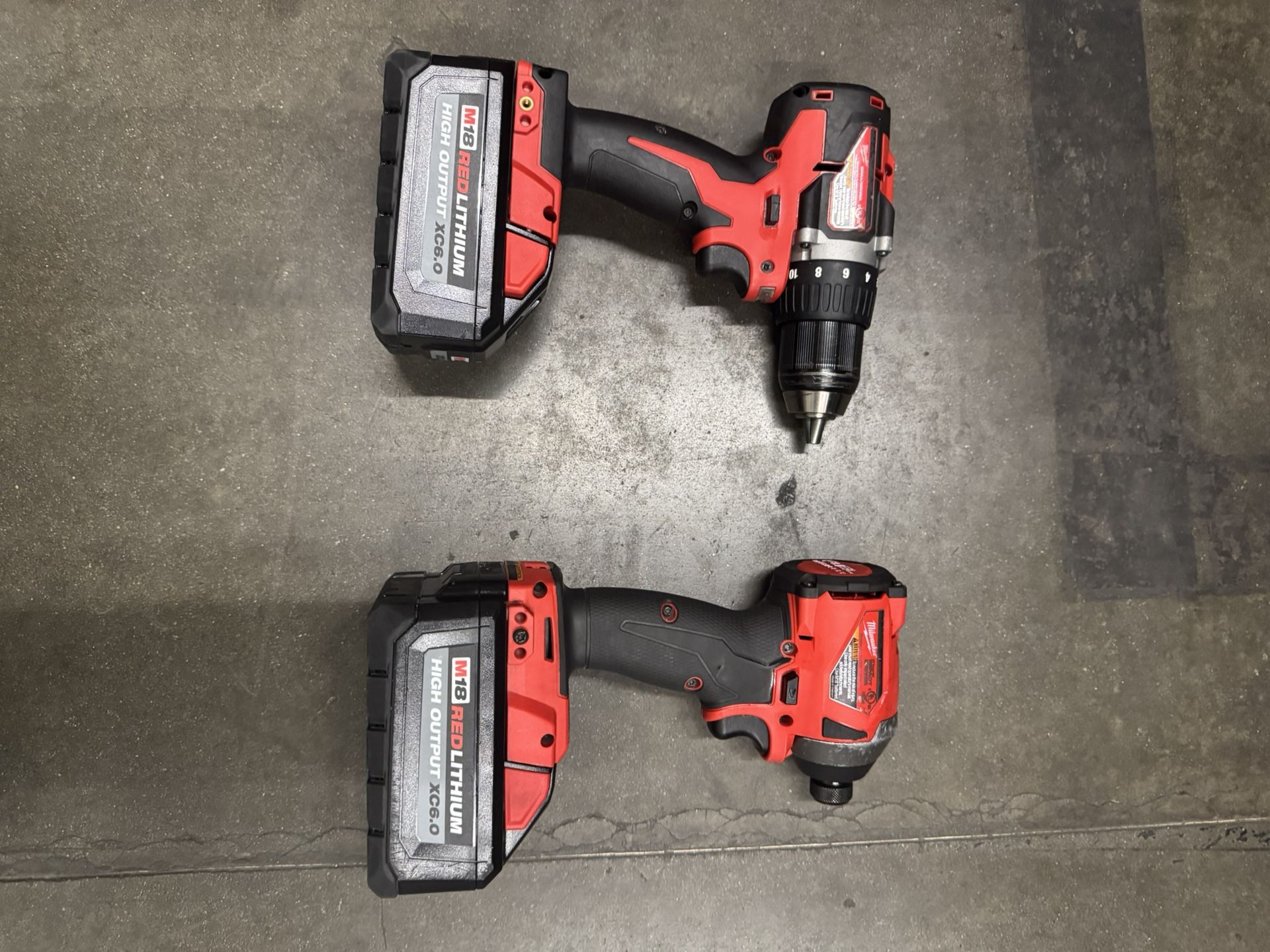 Milwaukee Drill And Impact And 6.0 BATTERIES
