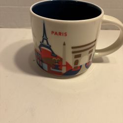 Starbucks Paris You Are Here Coffee Mug 14 oz City Collection - 2017