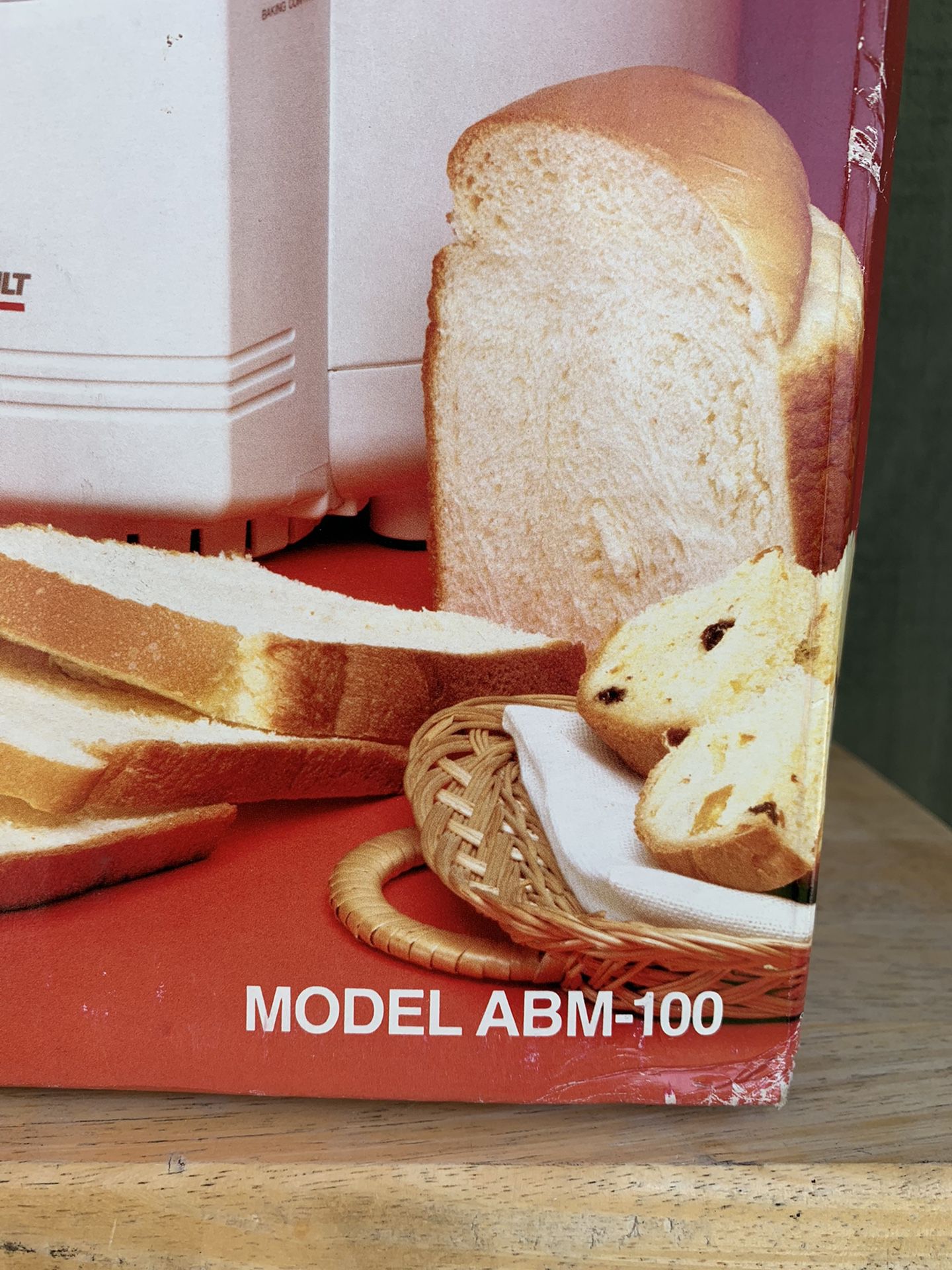 Wel-Bilt Bread Machine ABM-100-3 White Dome Top 2 Lb.Bread Maker