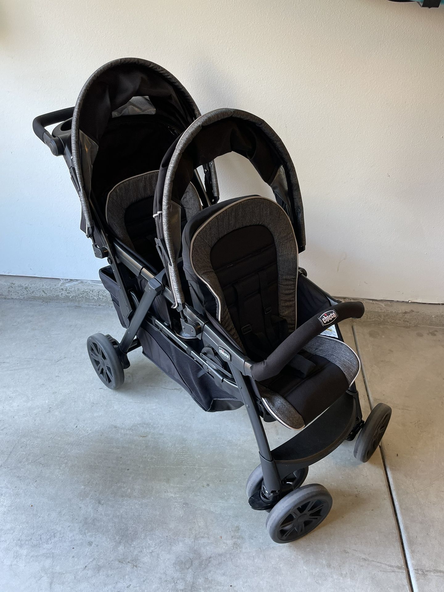 Chicco Cortina Together Double Stroller - Minerale