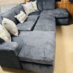 Double Chaise Brand New Sectional! 