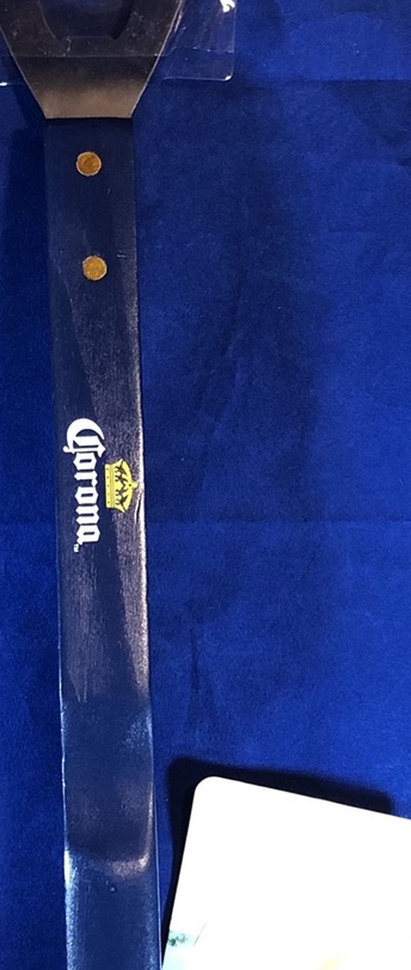 Officially Licensed Corona BBQ Metal Grill Spatula, Stainless Steel Tool with Wood Handle, Brand New