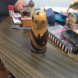 Vintage Russian Nesting Doll Antique 