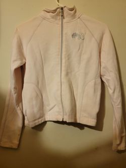 Girls Pink Athletic Works Full-Zip Fleece Jacket