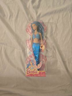 Barbie Mermaid Doll – Blue Hair & Tail – "Where Fashion Meets Fairytale" – NEW