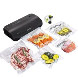 FoodSaver Preserve Vacuum Sealing System Starter Kit with Bags and Rolls