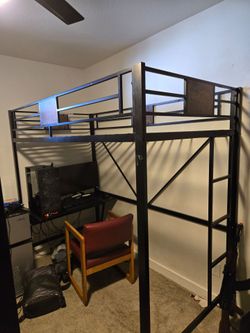 TWIN SIZE LOFT BED FRAME