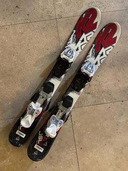 Kids K2 Downhill Skis 76cm with Marker Bindings