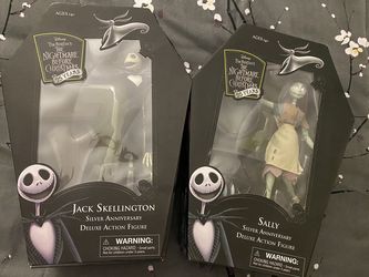 Nightmare Before Christmas silver anniversary figures