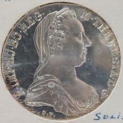 1780 Maria Theresa Silver Thaler - Proof Restrike (.833 Silver)