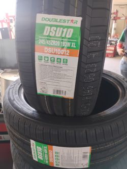New Set Of Tires 245 45 20 