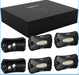 Lasfit LED white/Amber rock lights ( NEW IN BOX )