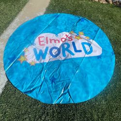 Lot of 5 Elmo’s World Circular Canvas Banners