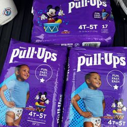 Huggies diapers pull ups size 4T/5T