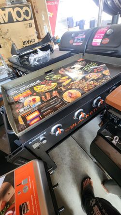 Blackstone Original Outdoor Griddle, 4-Burner 36" Flat Top Grill with Hard Cover, Black