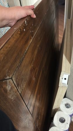 Kitchen table with four high chairs