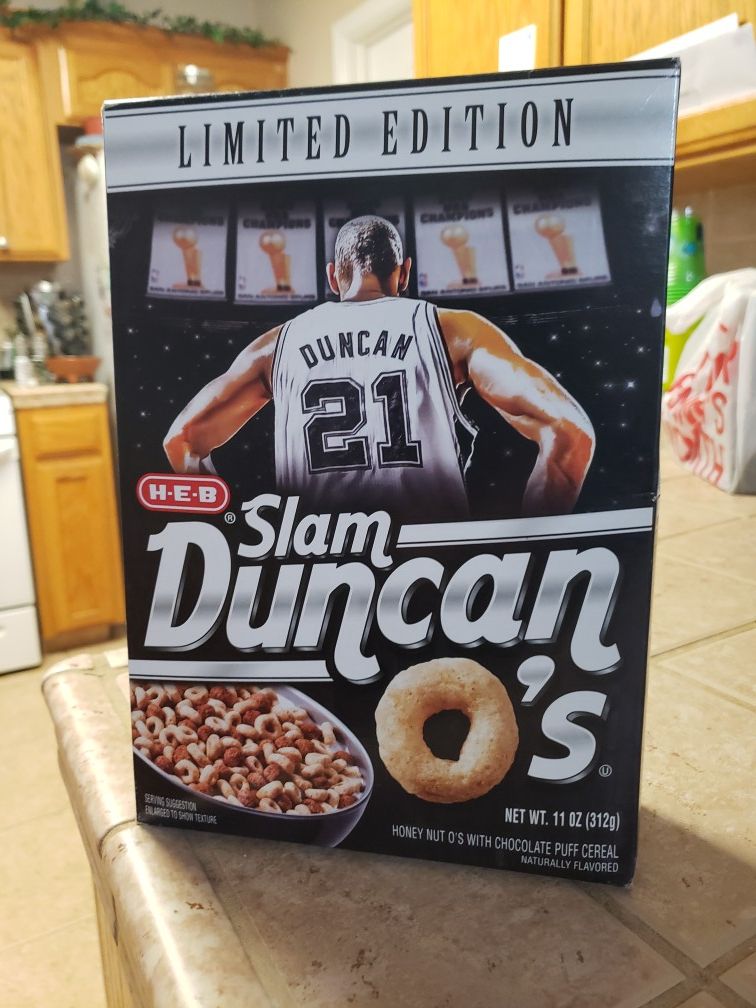 Slam Duncan O's Cereal (HALL OF FAMER)