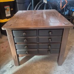 Solid Wood End Table