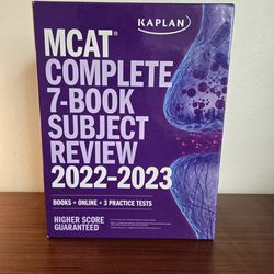 MCAT Complete 7-Book Subject Review 2022-23