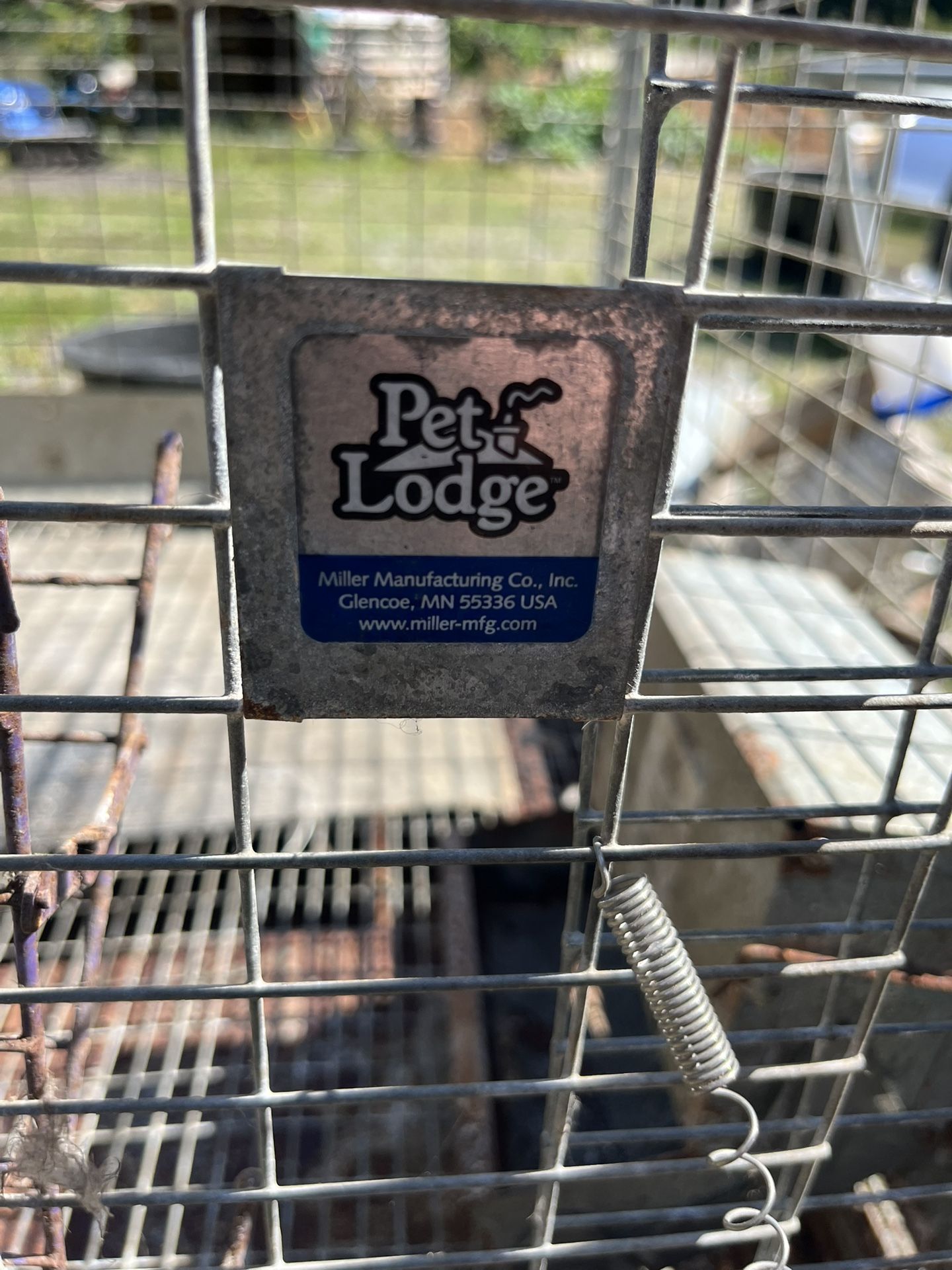 Double Tier Rabbit Outdoor Cage