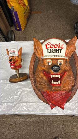 Coors Light Beer Wolf set