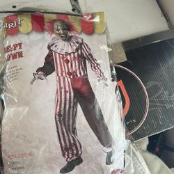 Halloween Clown Costume Only Wear Ones