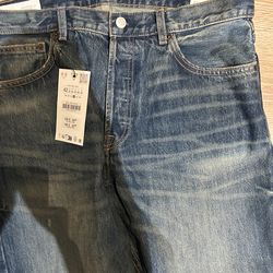 zara mens jeans size 32x30