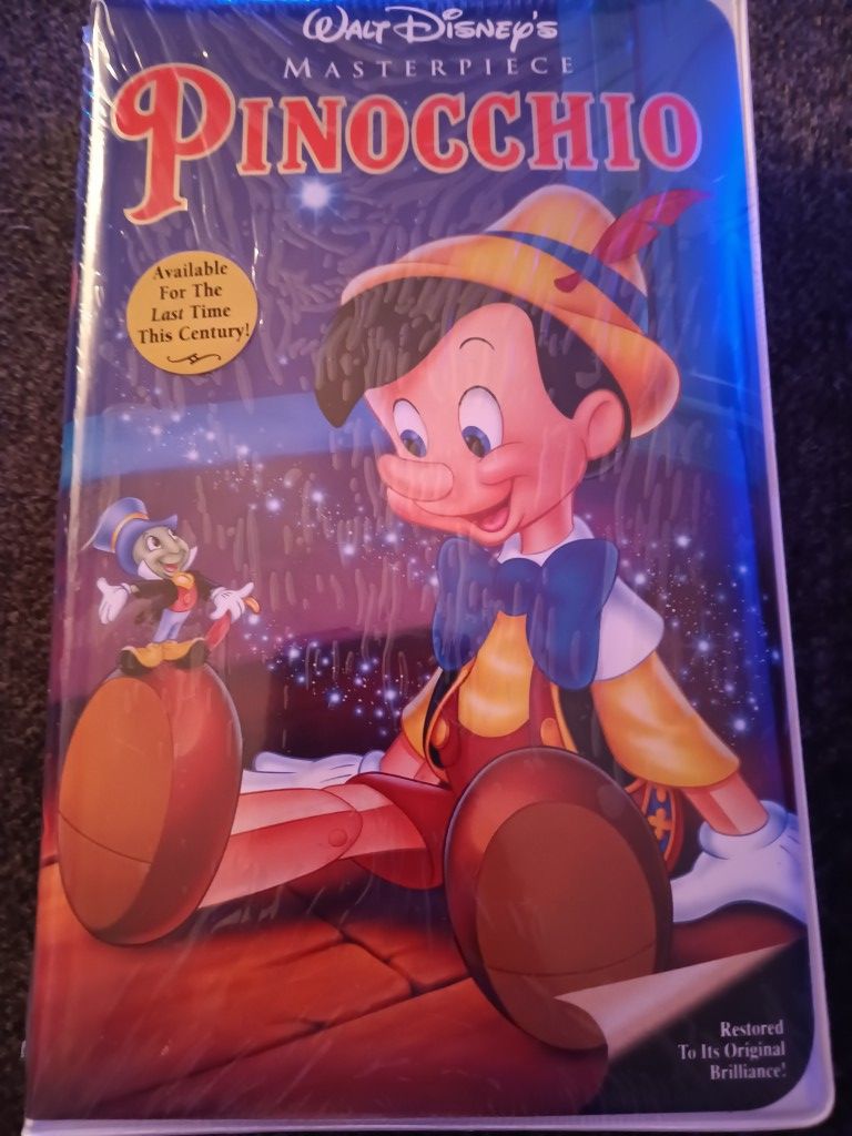 Pinocchio Still in The Wrapper