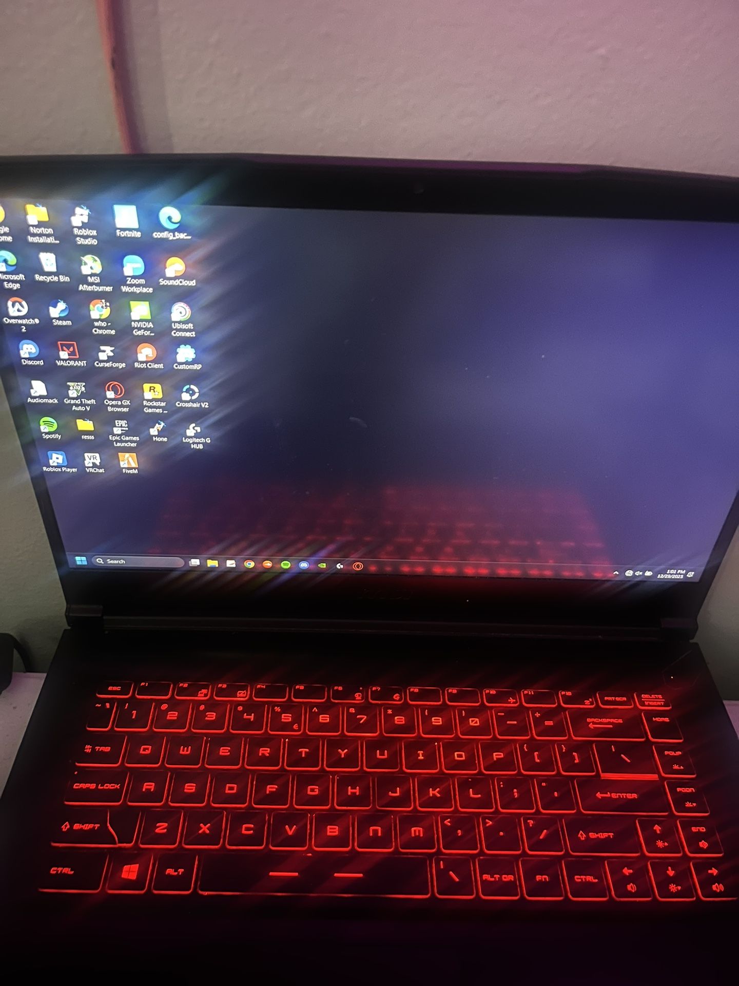 MSI GF65 THIN (FACTORY RESET/UPGRADED RAM)