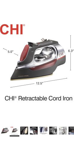 CHI Electronic Iron With Retractable Cord
